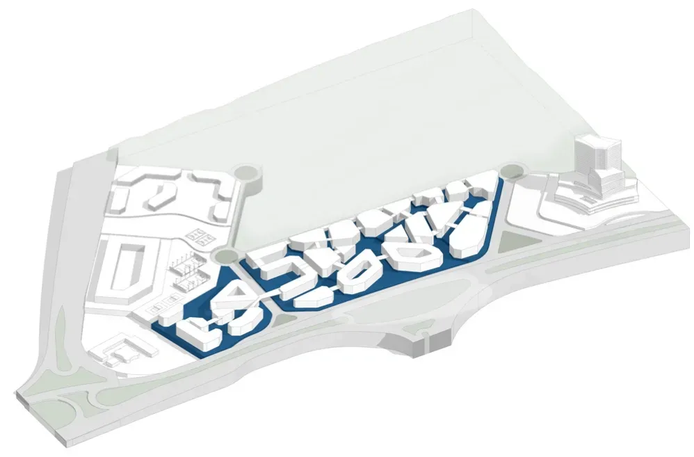 Commercial Town highlighted